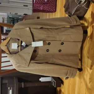 Nwt small thread & supply camel peacoat
